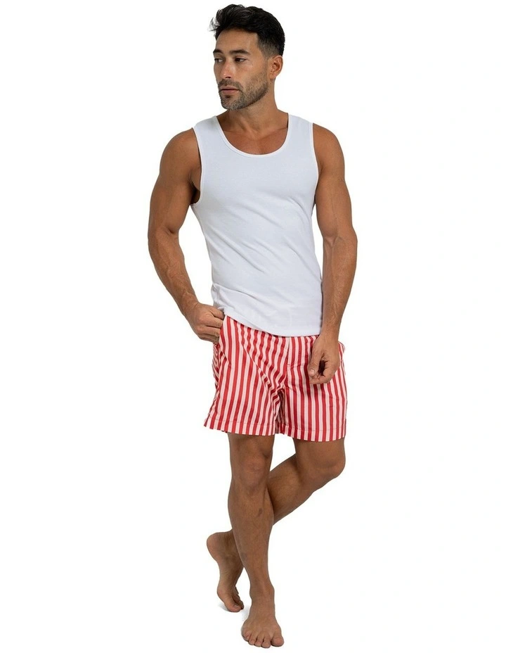 Marseille Premium Swim Shorts in Red image 6