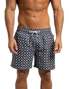 Tuscany Swim Shorts in Charcoal