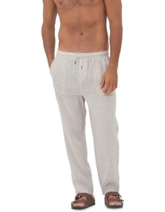 St. Tropez Linen Pant in Sand