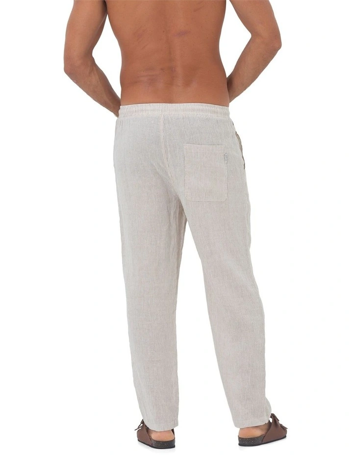 Stripe Mens St. Tropez Linen Pant image 2