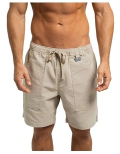 Biarritz Canvas Shorts in Natural