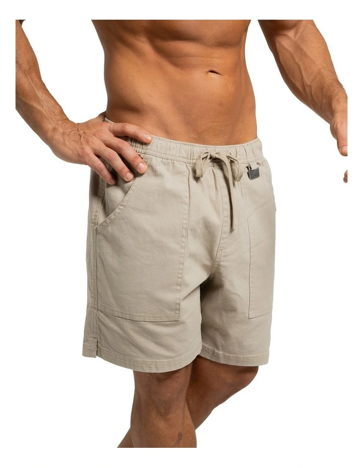 Biarritz Canvas Shorts in Natural image 2