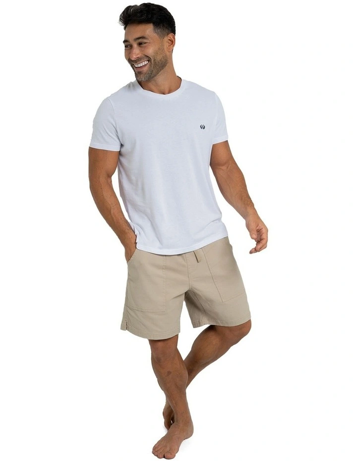 Biarritz Canvas Shorts in Natural image 4