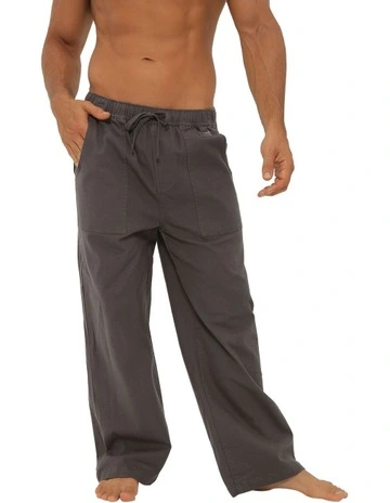 Sagres Canvas Pants in Charcoal