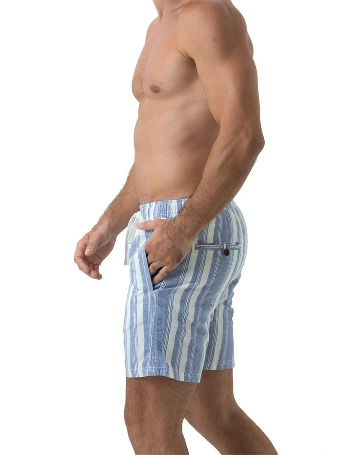 North Compass Shorts in Blue image 3