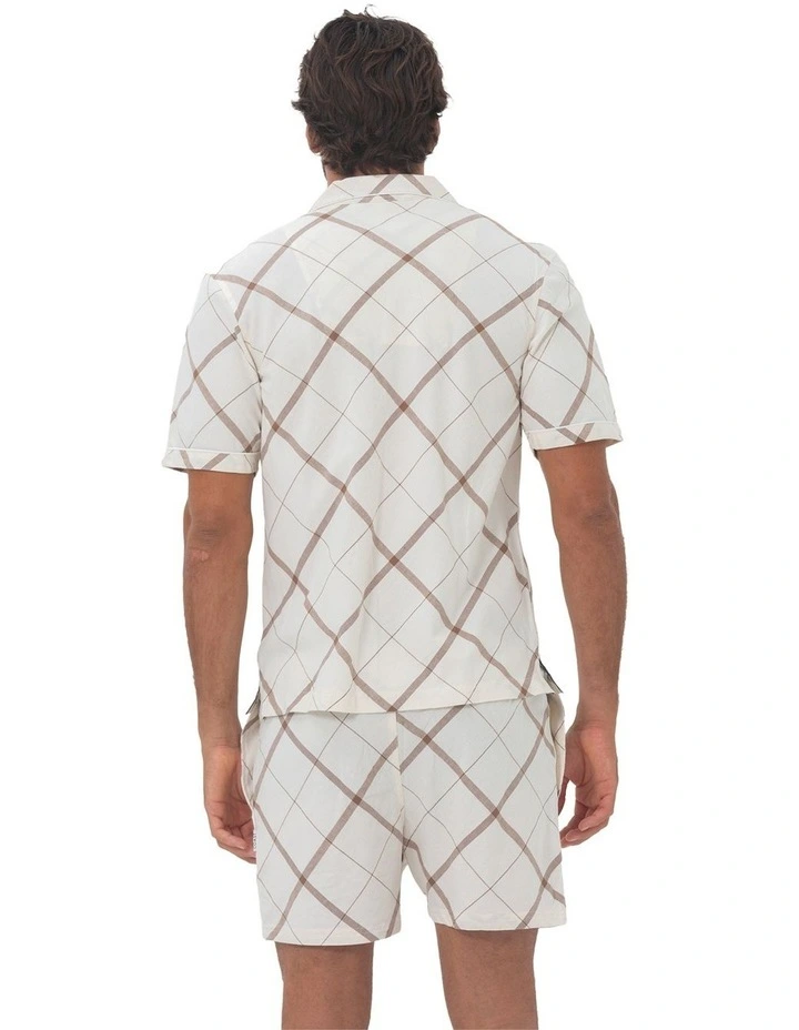 Brussels Button Thru Pyjama in Brown image 2