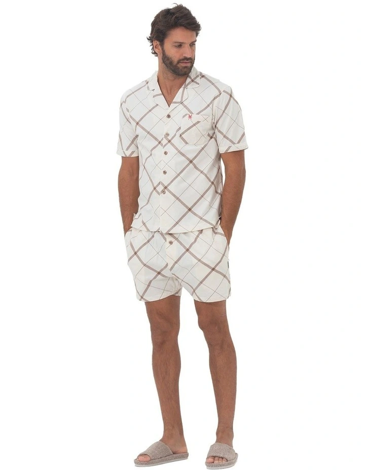 Brussels Button Thru Pyjama in Brown image 5