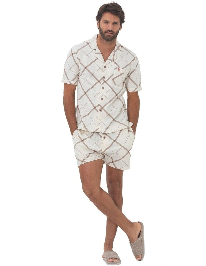 Brussels Button Thru Pyjama in Brown image 6