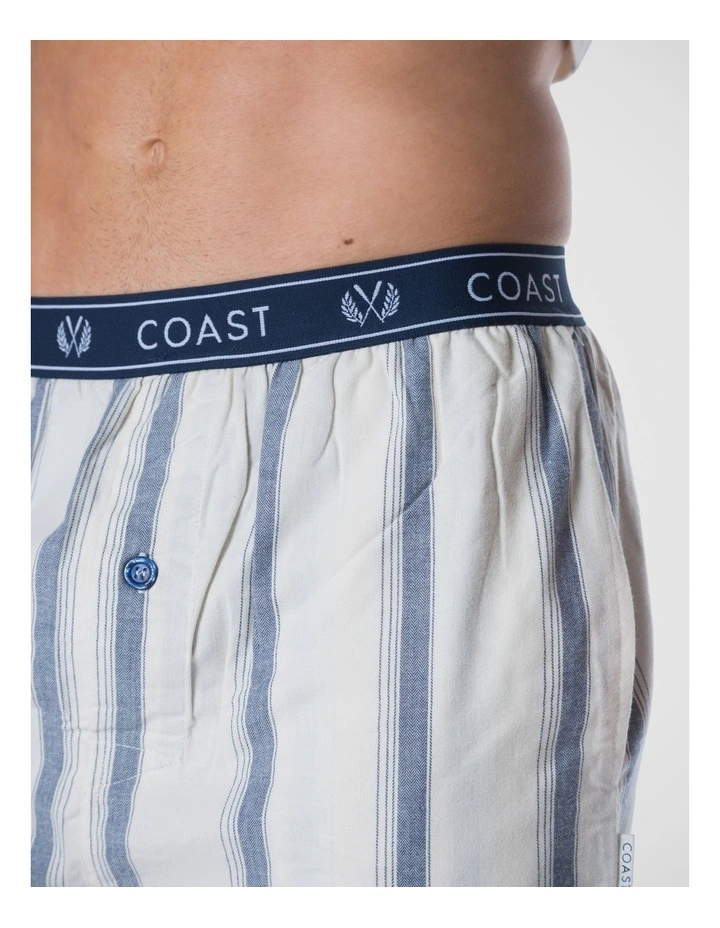 Madrid Mens Button Pyjama Set in Navy image 5