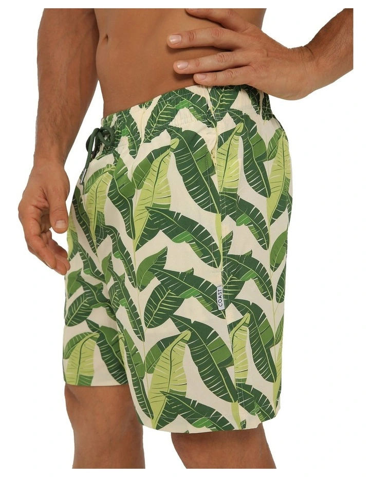 Ecuador Swim Shorts in Green Patent image 2