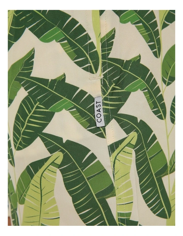 Ecuador Swim Shorts in Green Patent image 4