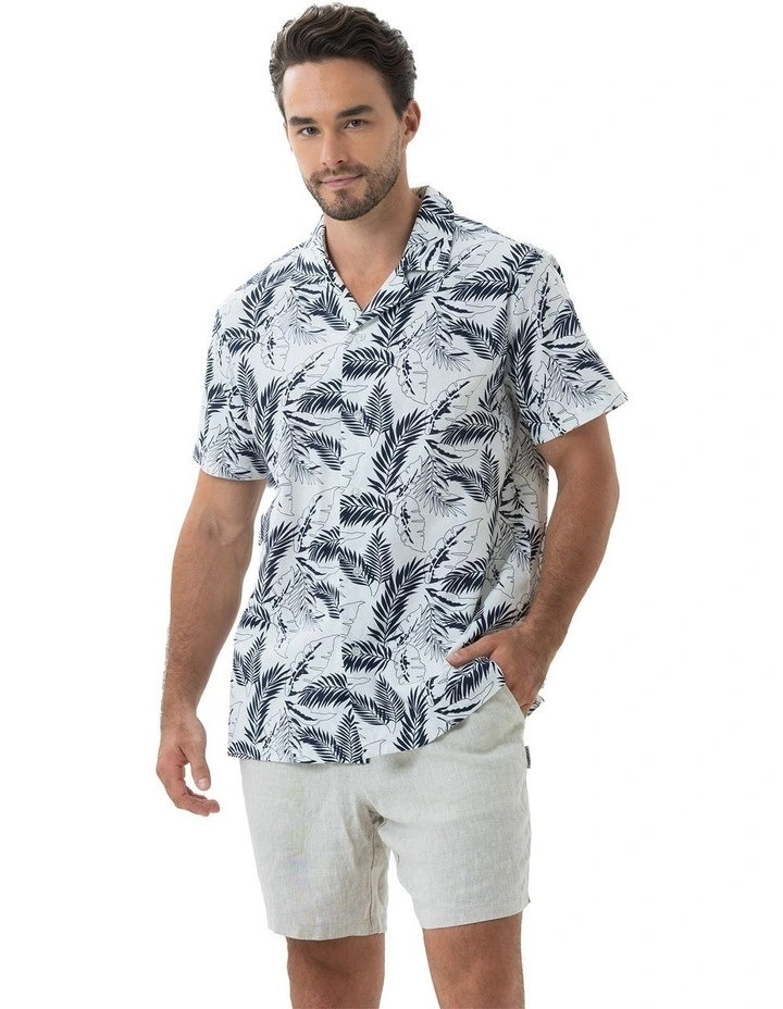 Amazonia Floral Shirt in White image 1
