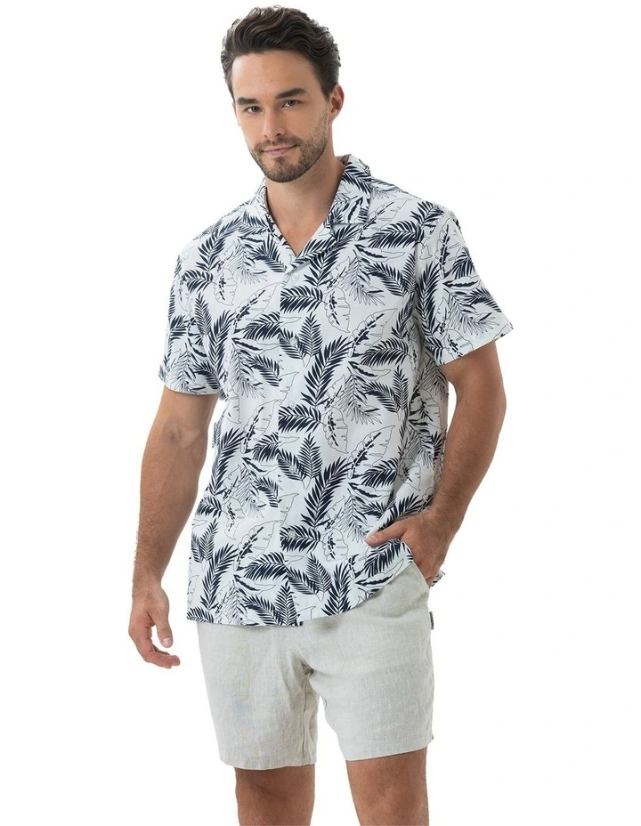 Amazonia Floral Shirt in White image 1