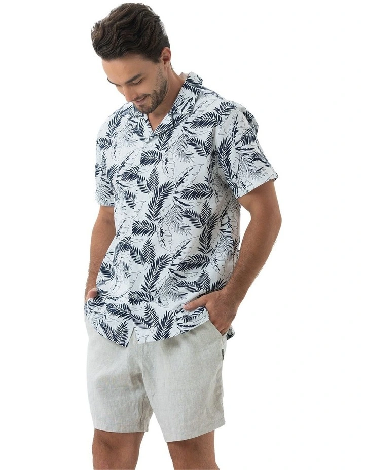 Amazonia Floral Shirt in White image 3