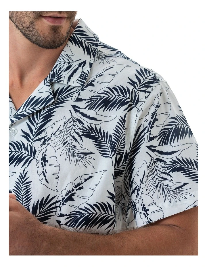 Amazonia Floral Shirt in White image 4