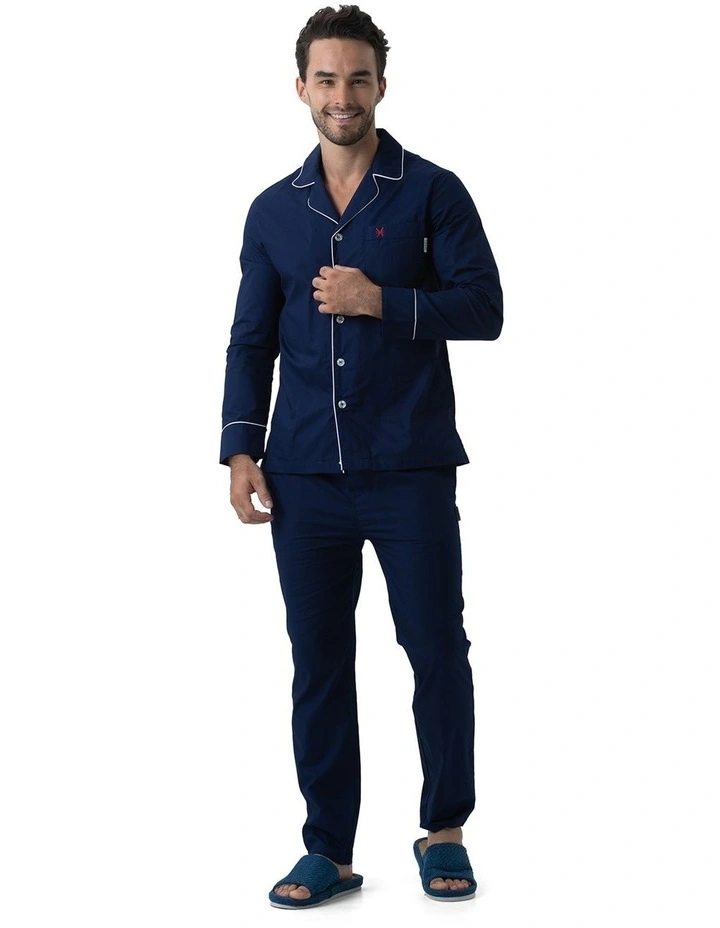 New York Pyjamas Set in Navy image 1