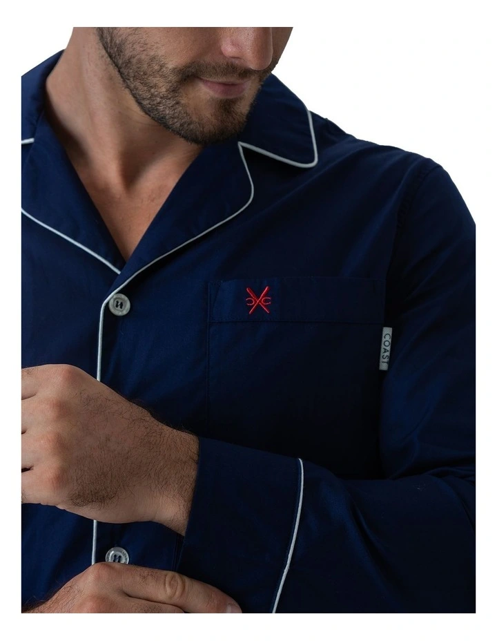 New York Pyjamas Set in Navy image 4
