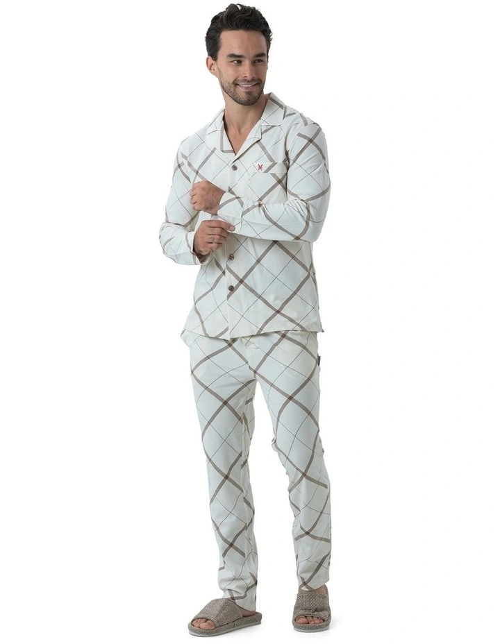 Oaklahoma Pyjama Set in Oatmeal image 1