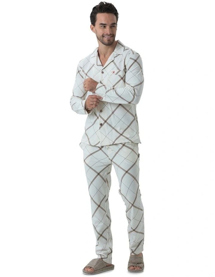 Oaklahoma Pyjama Set in Oatmeal image 1