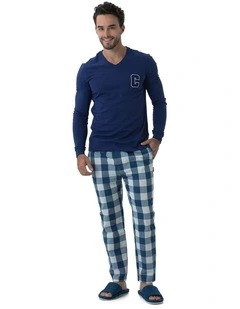 California Pyjama Set in Navy