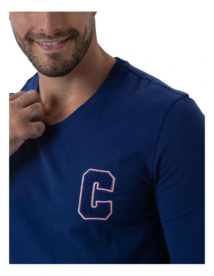 California Pyjama Set in Navy image 4