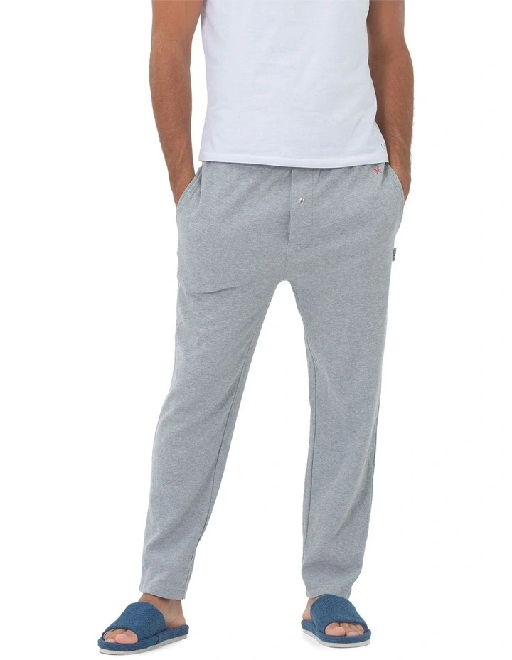 Lisbon Mens Lounge Pant in Grey Marle image 1