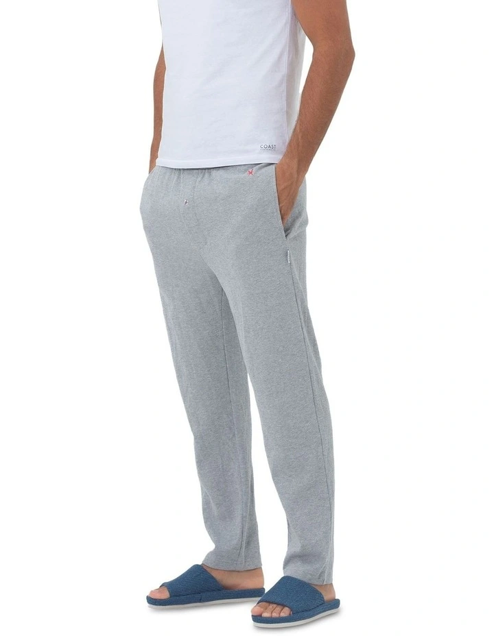 Lisbon Mens Lounge Pant in Grey Marle image 3
