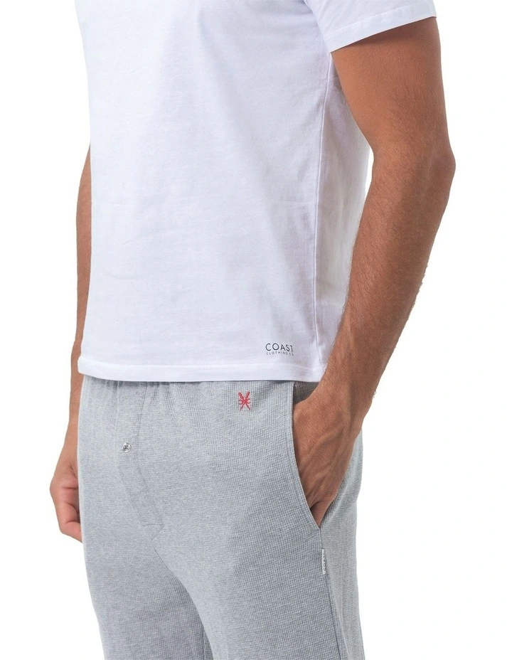 Lisbon Mens Lounge Pant in Grey Marle image 4
