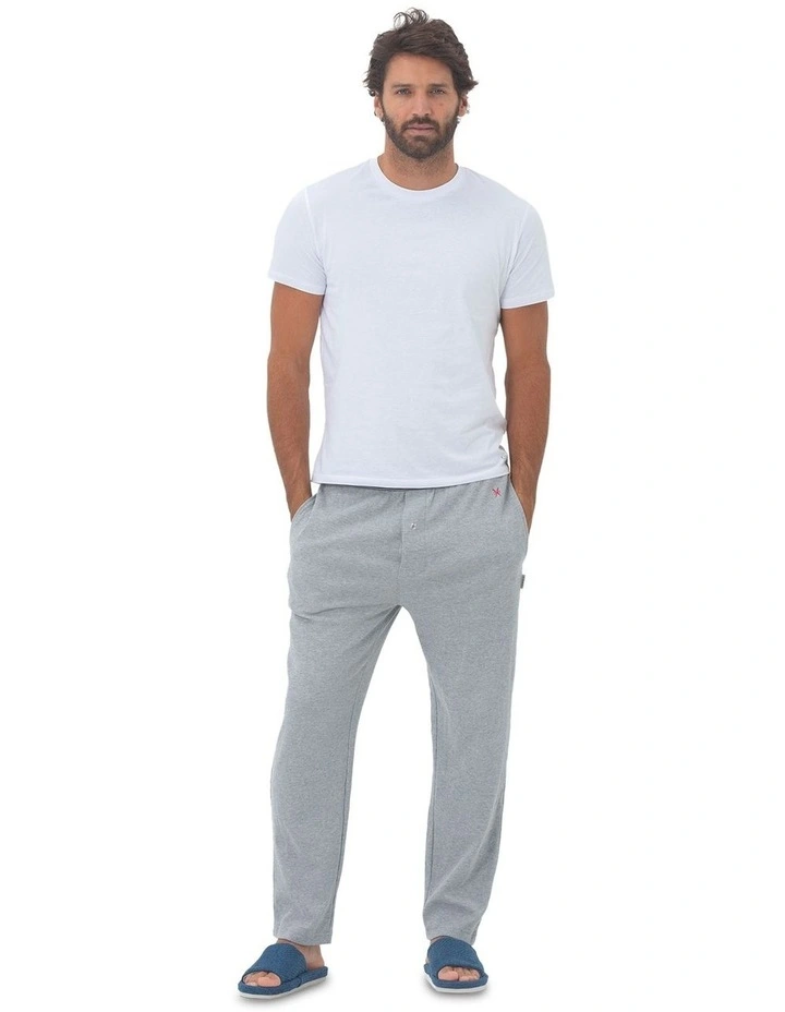 Lisbon Mens Lounge Pant in Grey Marle image 5