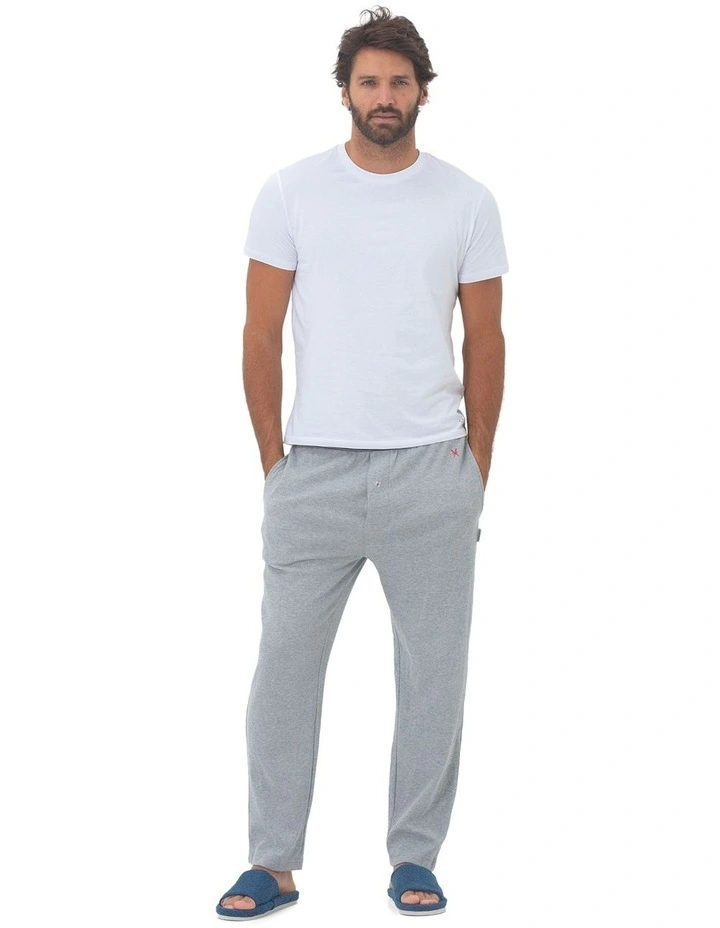 Lisbon Mens Lounge Pant in Grey Marle image 5