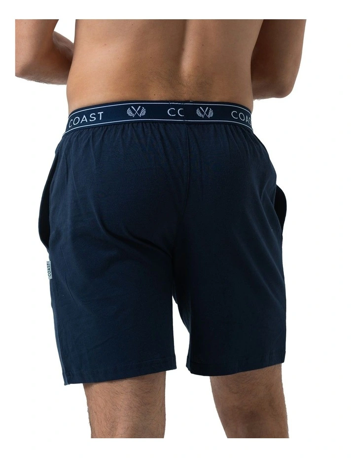 Essential Sleep Pyjama Short in Navy image 2