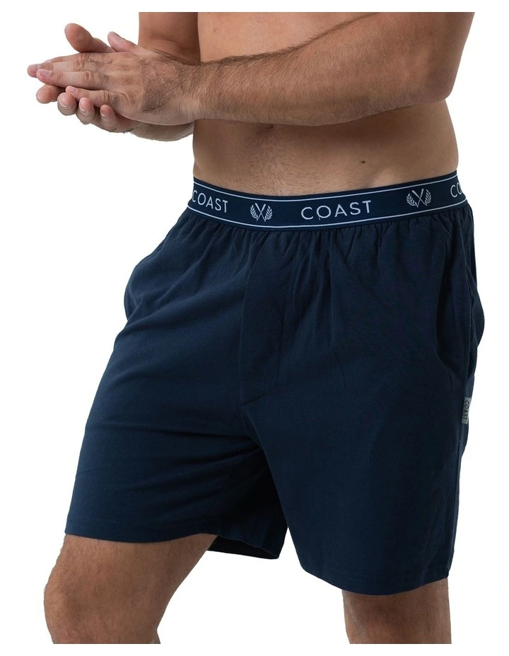 Essential Sleep Pyjama Short in Navy image 3