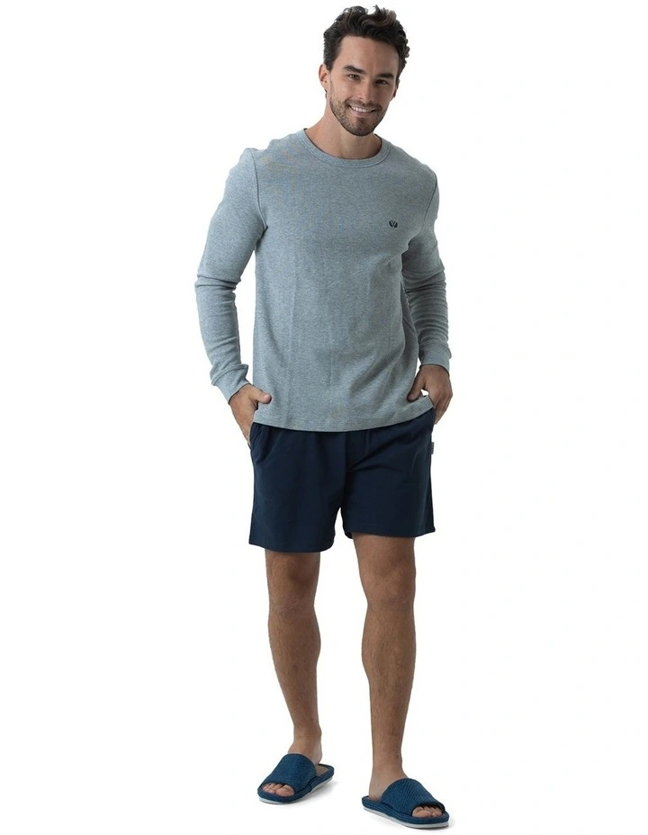 Essential Sleep Pyjama Short in Navy image 5