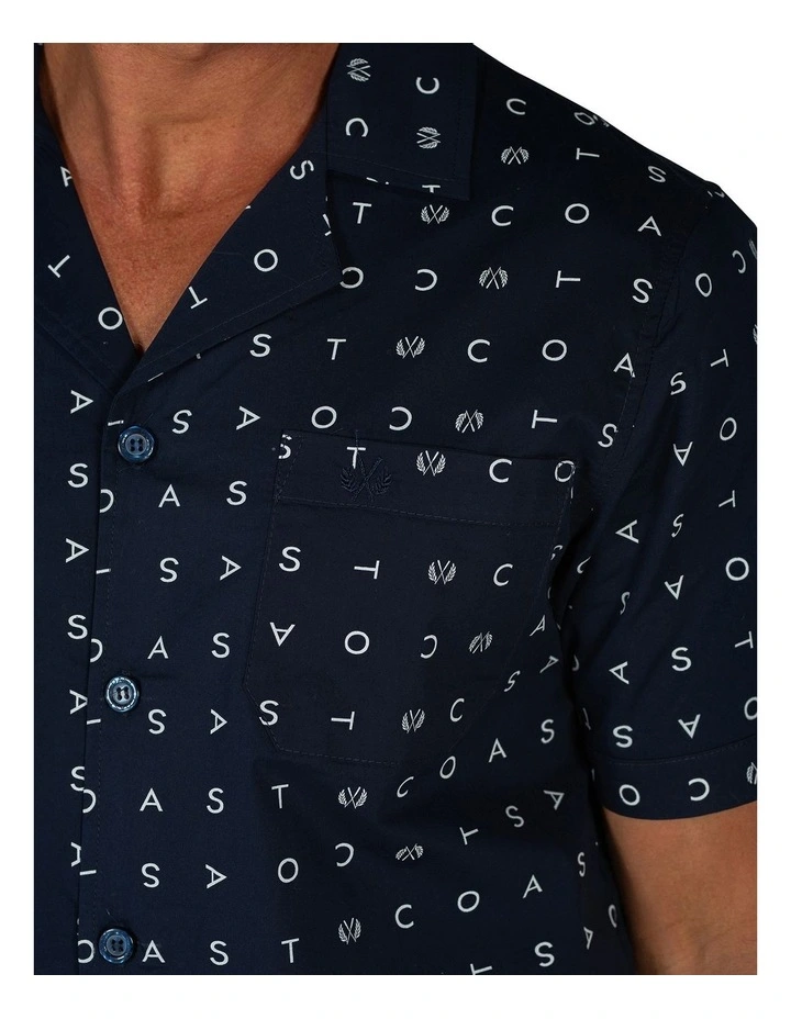Signature Essential Button Up Set in Navy image 5