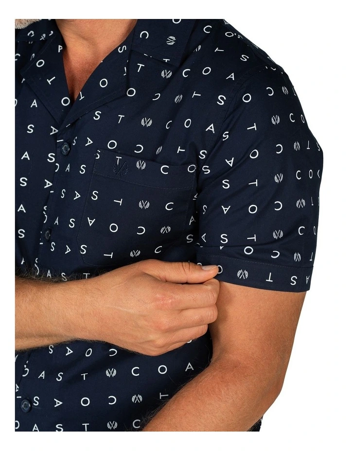 Signature Essential Button Up Set in Navy image 6