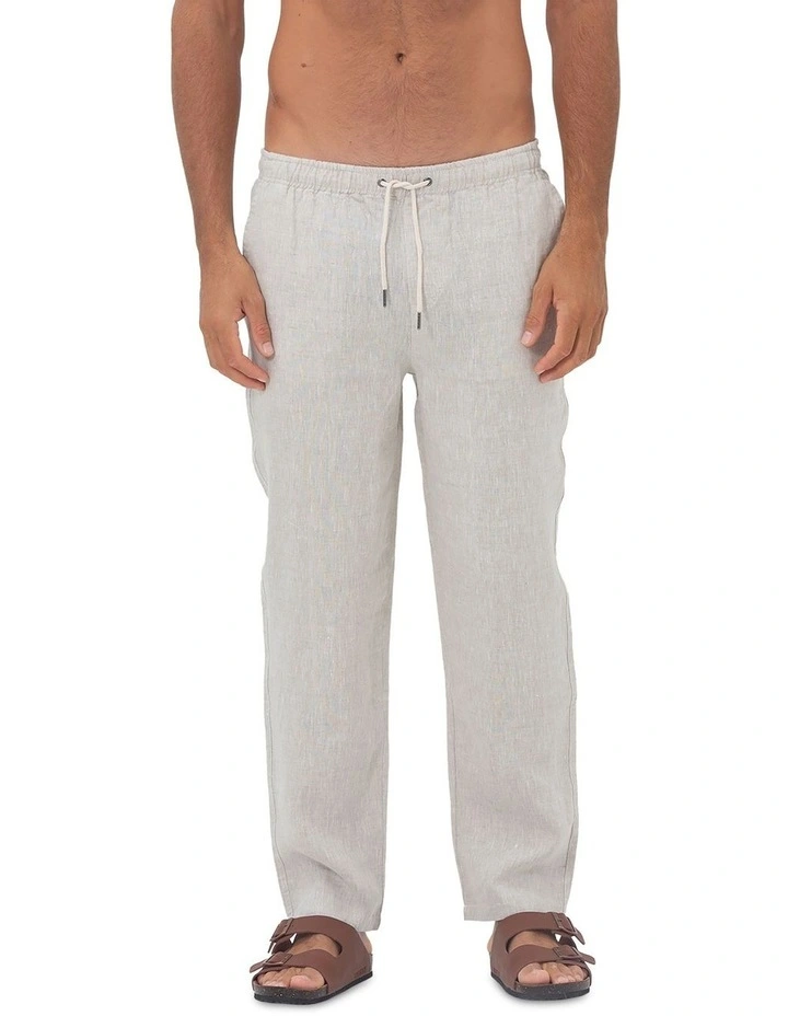Linen Pants in Sand image 1