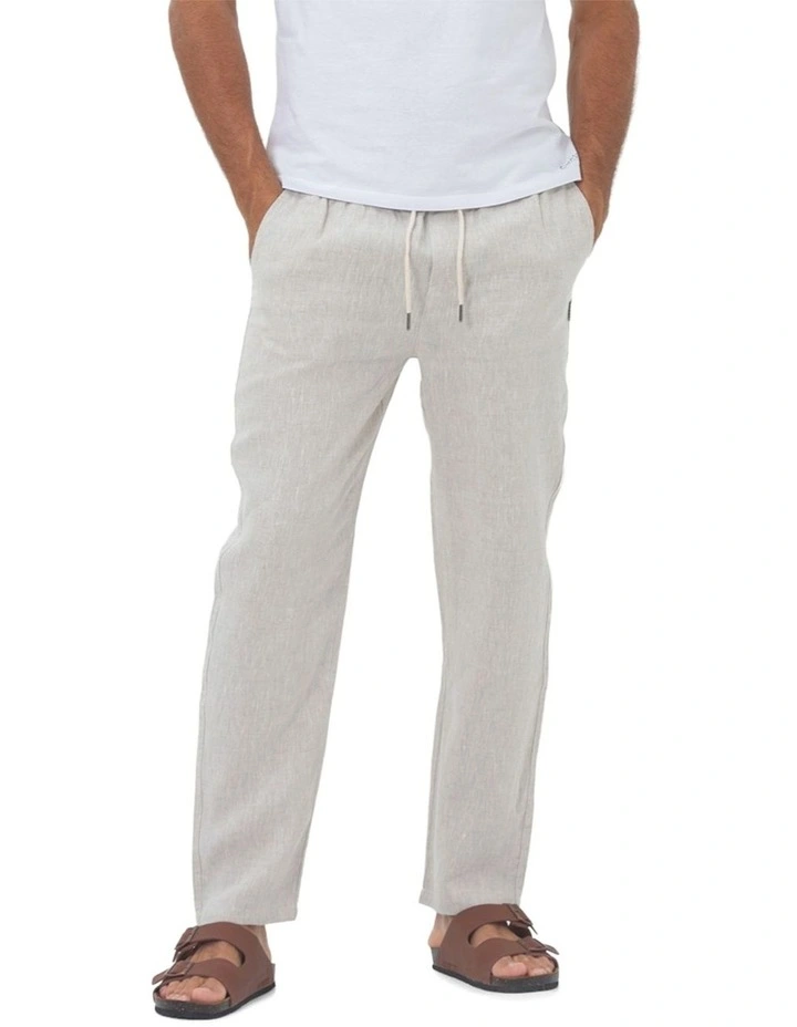 Linen Pants in Sand image 1