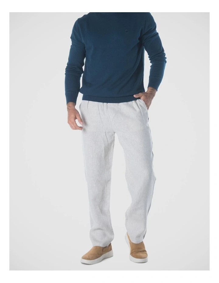Linen Pants in Sand image 1