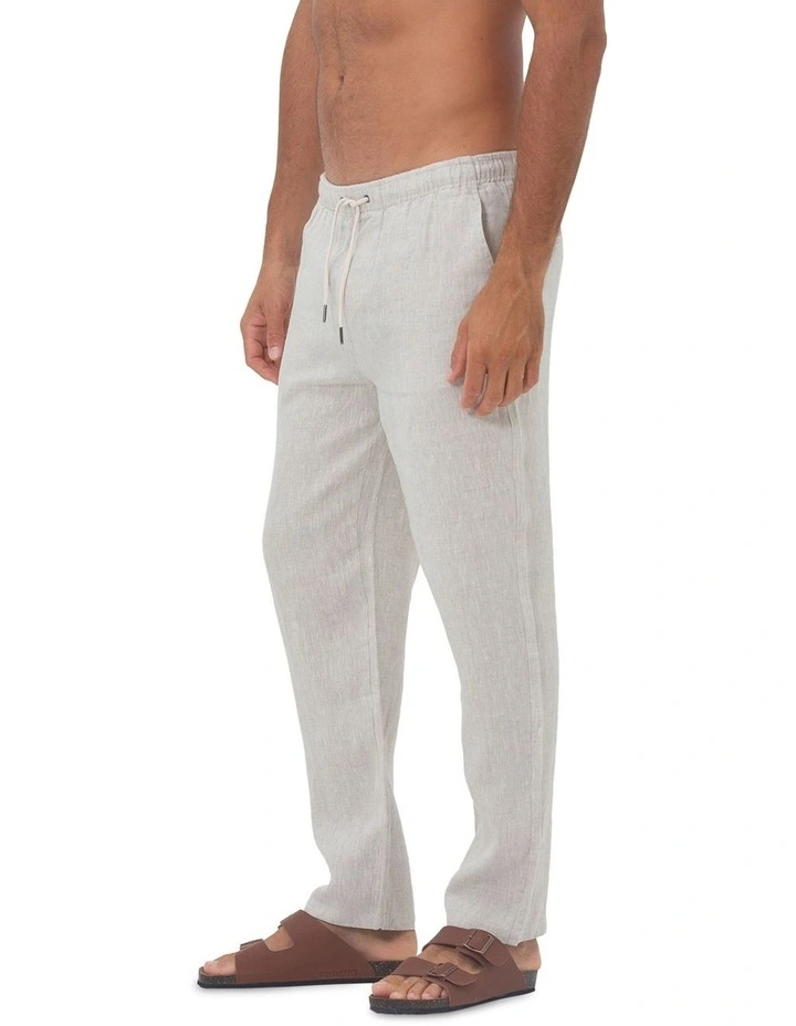 Linen Pants in Sand image 3
