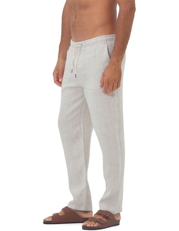 Linen Pants in Sand image 3