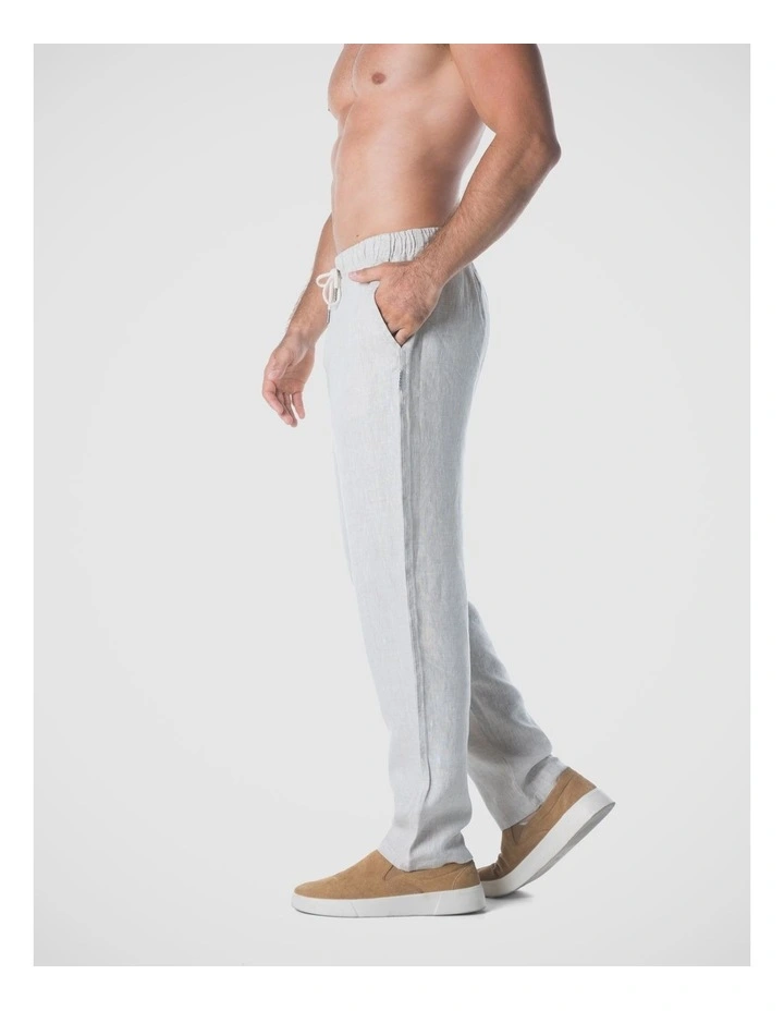 Linen Pants in Sand image 3