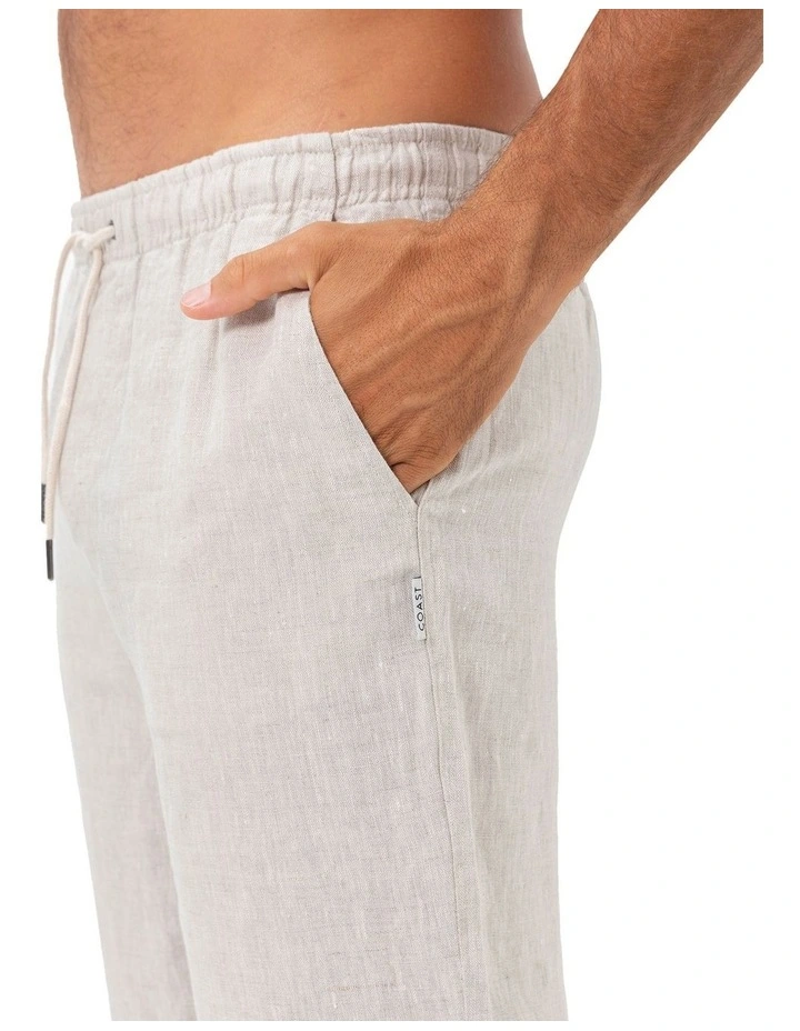 Linen Pants in Sand image 4