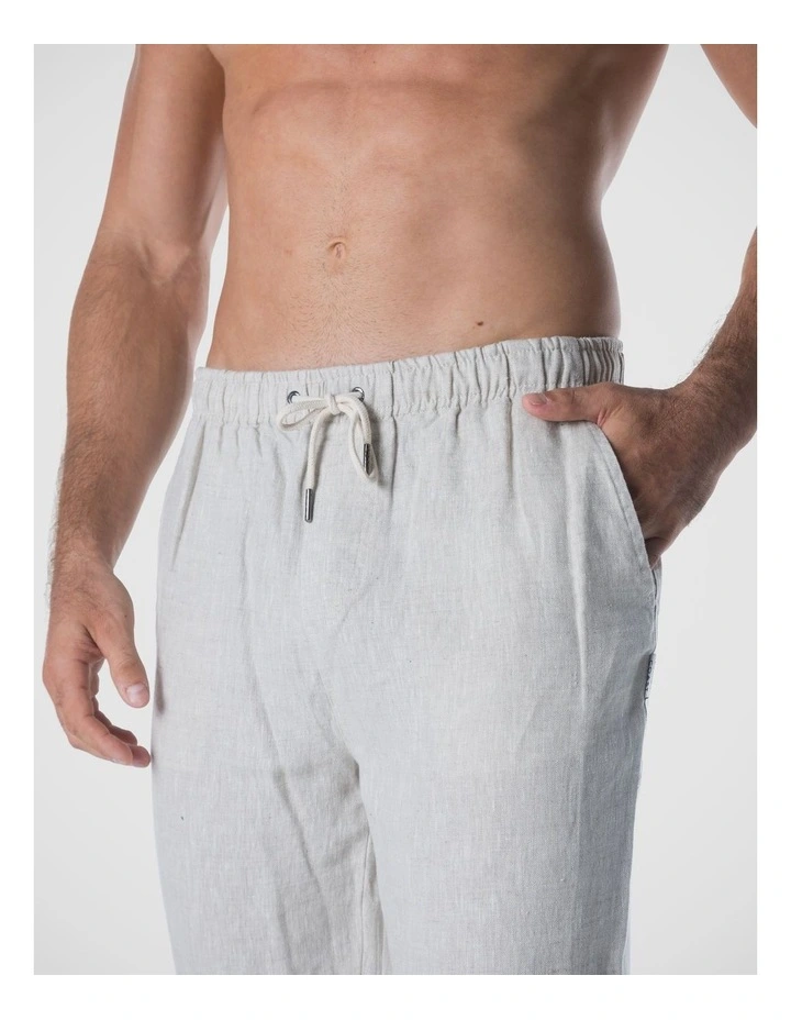Linen Pants in Sand image 4