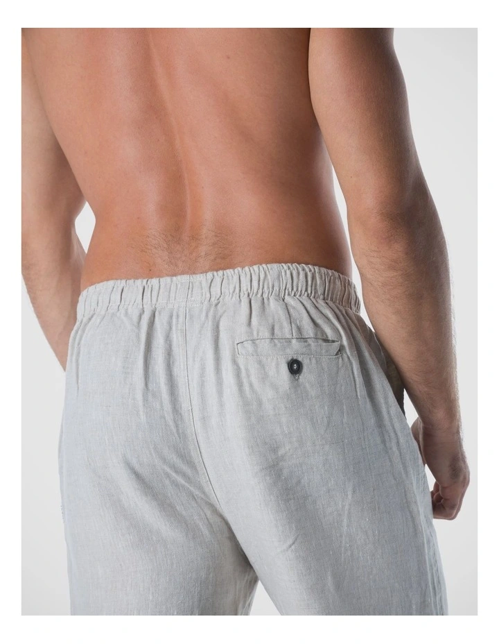 Linen Pants in Sand image 5