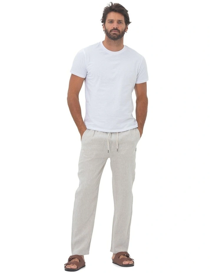 Linen Pants in Sand image 7