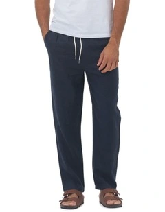 Linen Pants in Navy