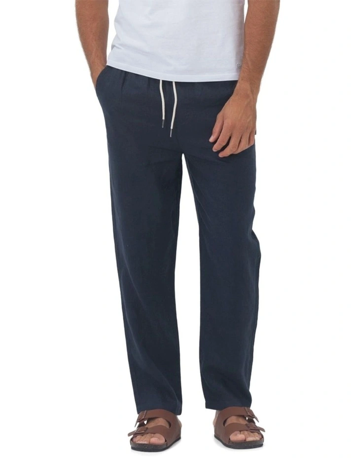 Linen Pants in Navy image 1