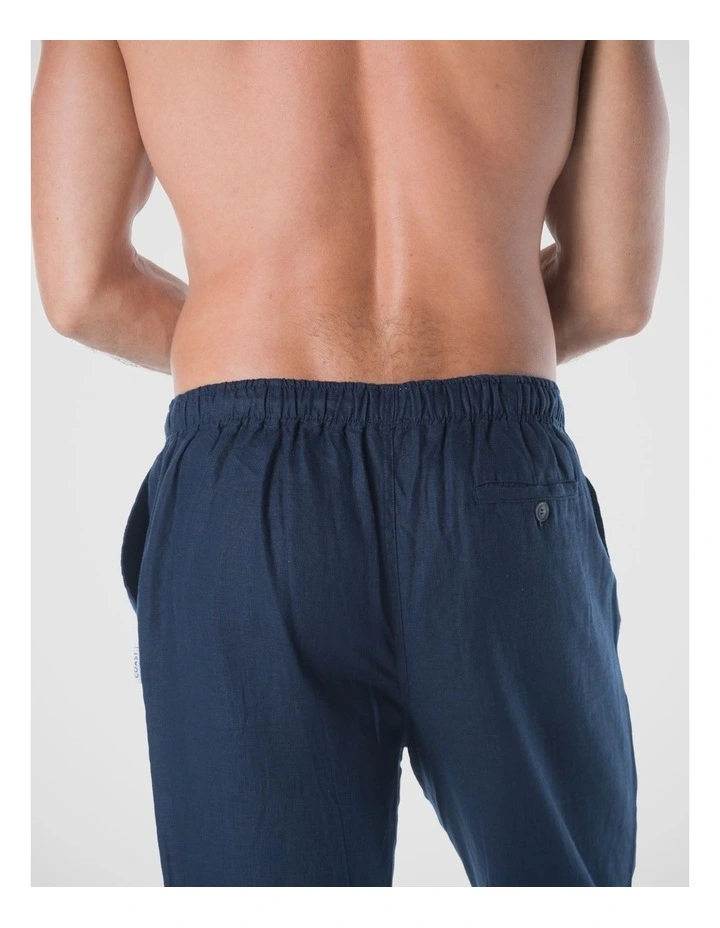 Linen Pants in Navy image 5