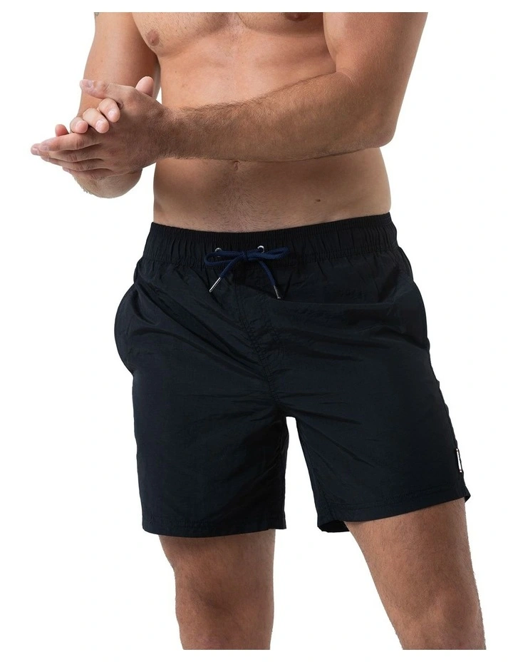 Mens Essential Swim Shorts in Black image 1