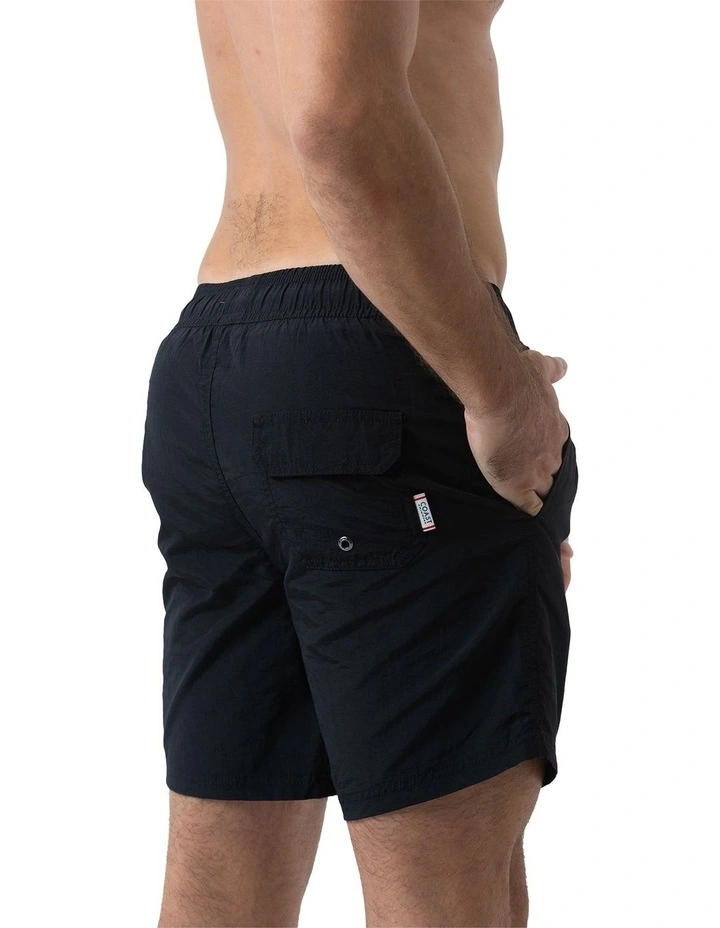 Mens Essential Swim Shorts in Black image 2